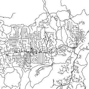 Sedona Arizona Map Printable Sedona Map Poster Sedona - Etsy