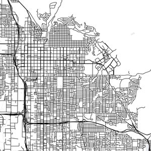 Salt Lake City Utah Map Printable, Printable Map for Office, Salt Lake ...