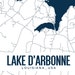 Etsy Printable Map of Lake D'Arbonne