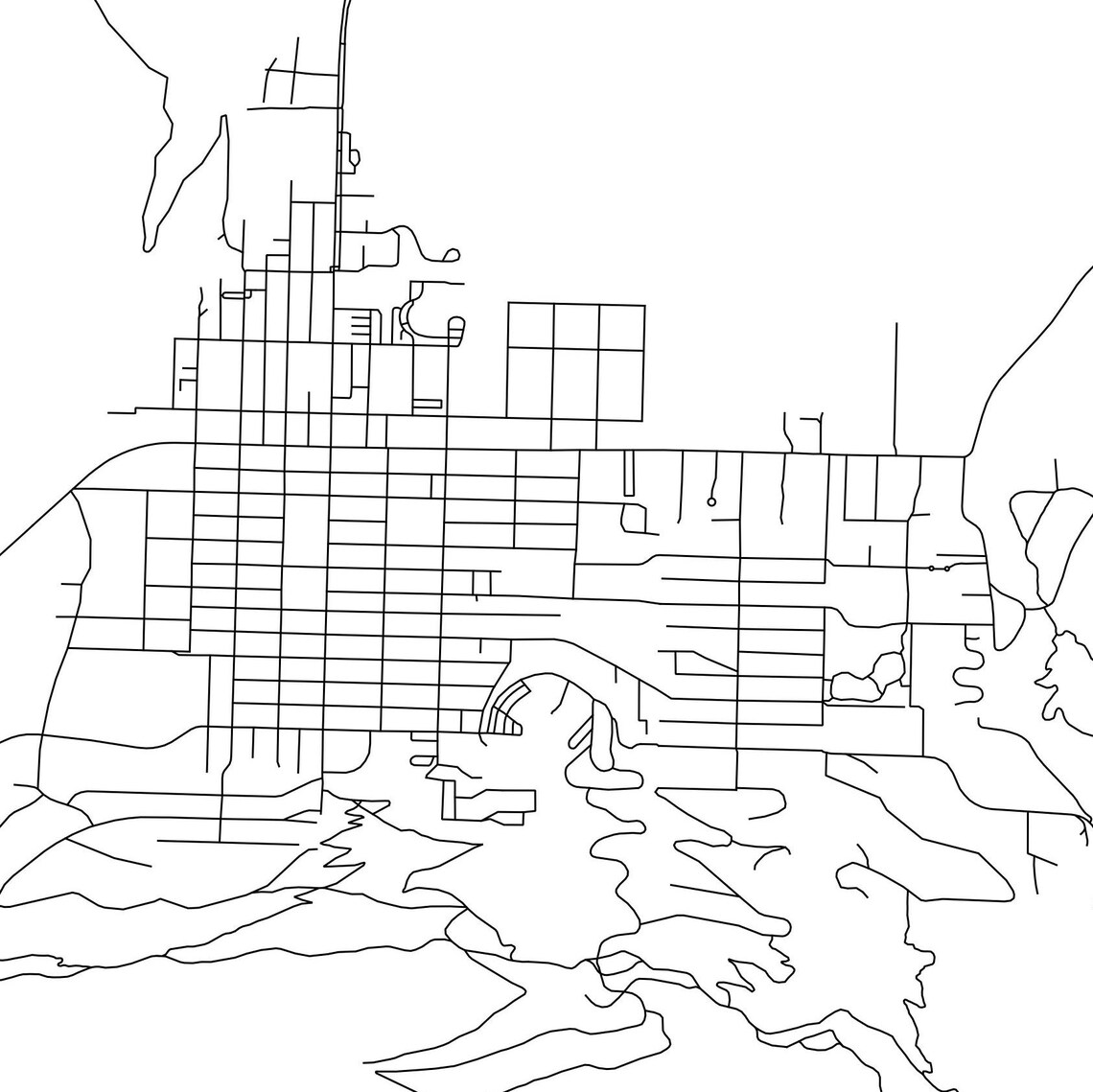 Jackson Wyoming map printable Jackson WY wall art Grand Etsy