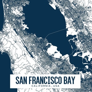 Printable Map San Francisco Bay Area