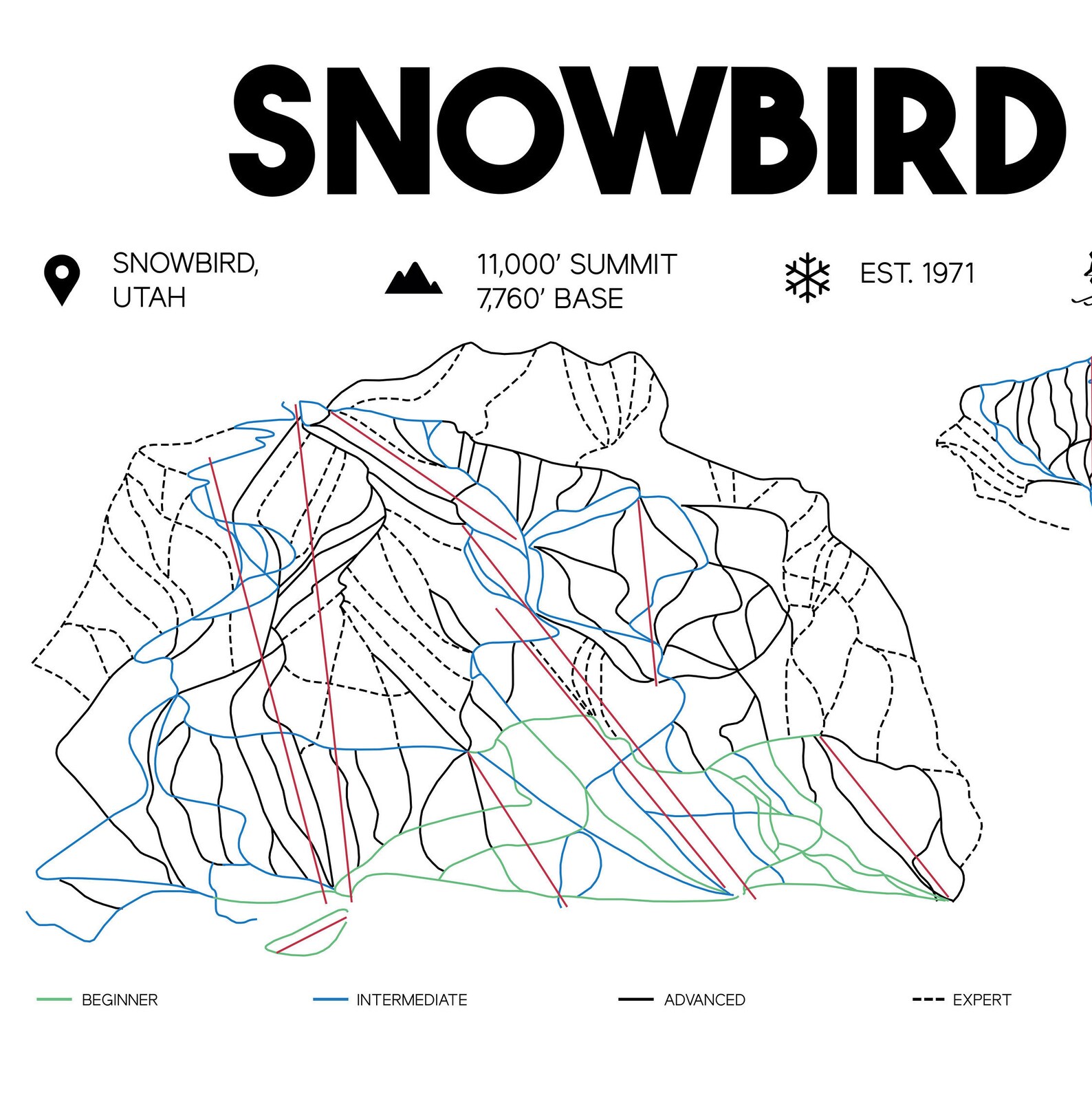 Snowbird Printable Ski Map Snowbird - Il 1588xN.1824691107 Cw4q 