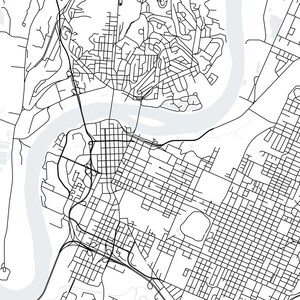 Chattanooga Tennessee Map Printable, Printable Map for Office ...