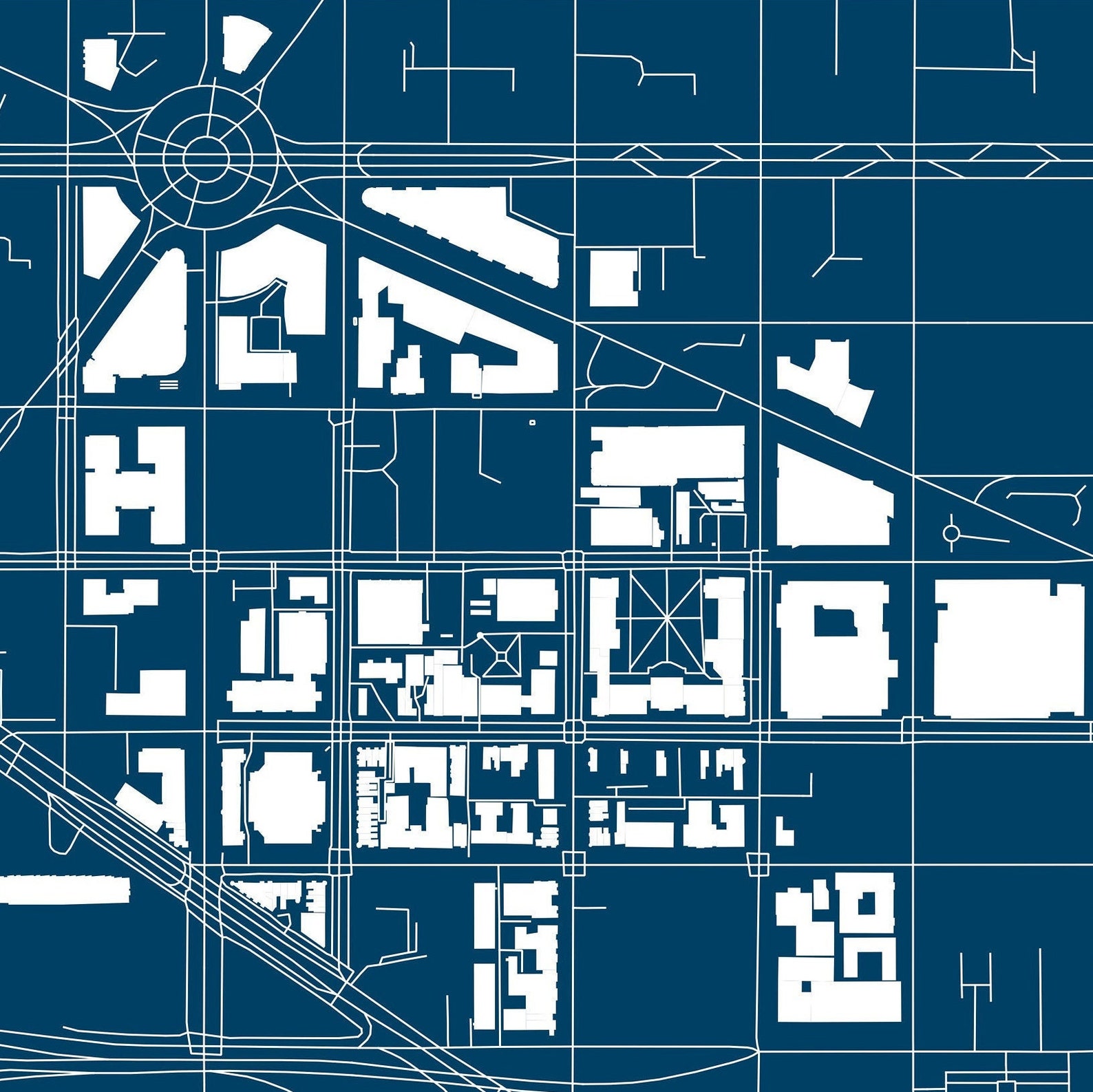 Foggy Bottom Washington D.C. Map DC Wall Art Etsy