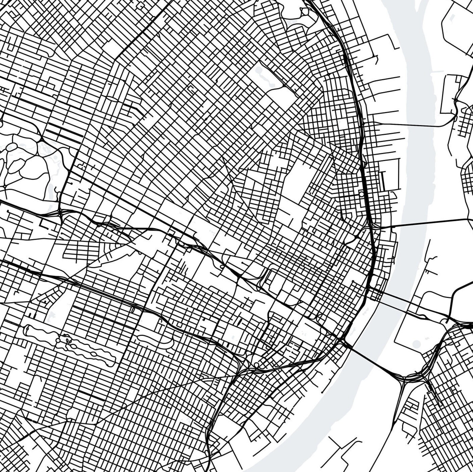 St. Louis Missouri Printable Map St. Louis Wall Art - Etsy