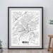 Knoxville Tennessee Printable Map, Knoxville Map Art, Knoxville TN Map ...