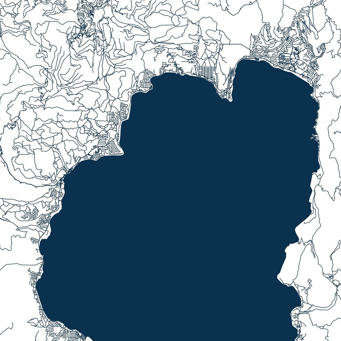 Lake Tahoe Printable Map Lake Tahoe Wall Art Lake Tahoe - Etsy
