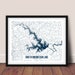 Smith Mountain Lake Printable Map, Smith Mountain Virginia Wall Art ...