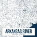 Arkansas River Printable Map Poster Arkansas River Map Arkansas River Il 75x75.3494801239 3zt6