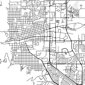 Boulder Colorado Map Printable Boulder Map Art Colorado Map - Etsy