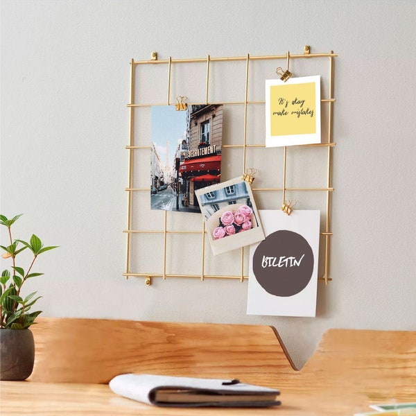 Wire Memo Board Etsy UK