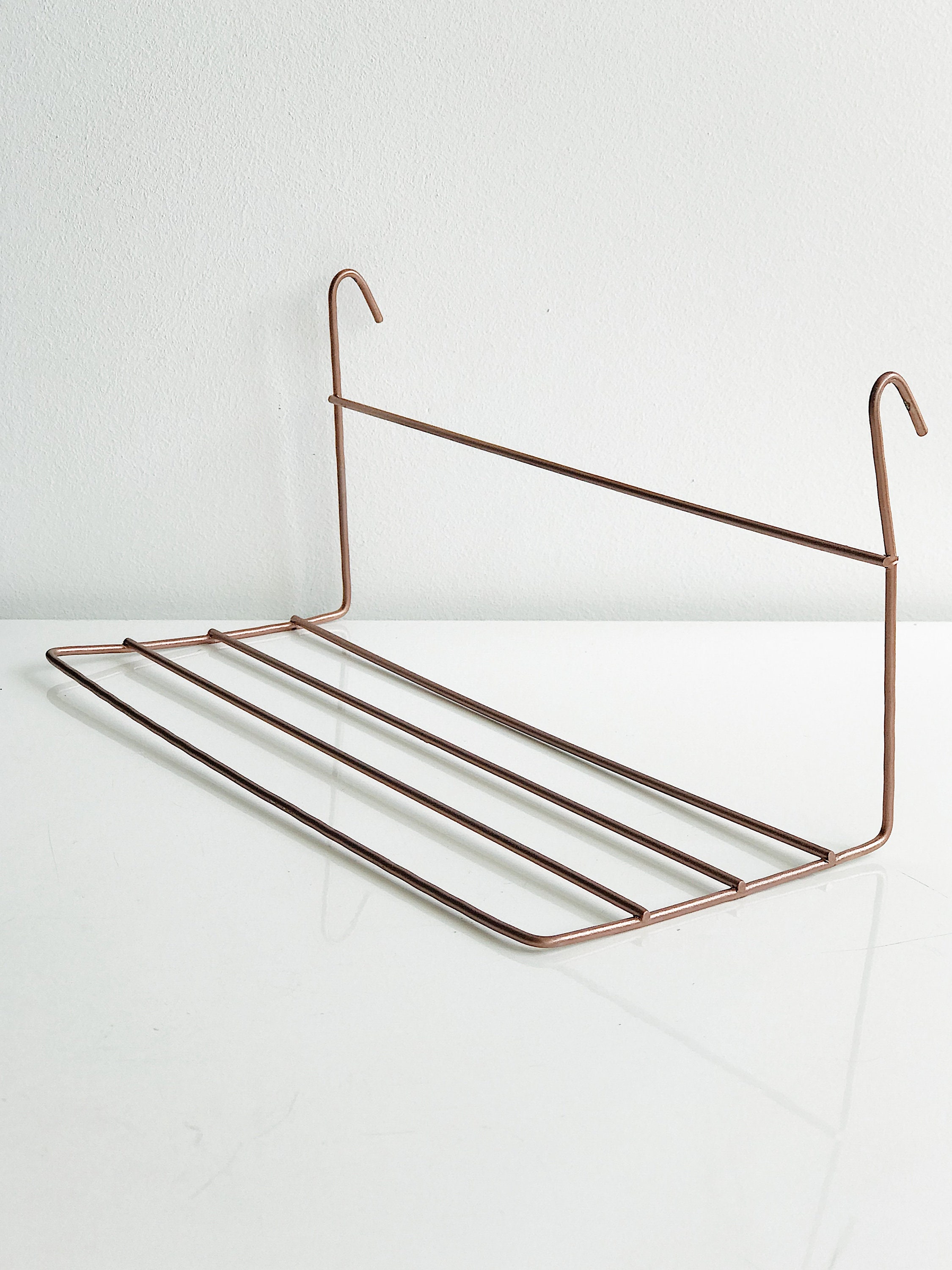 Rose Gold Shelf for Wire Wall Grid Copper Golden Small Etsy Ireland