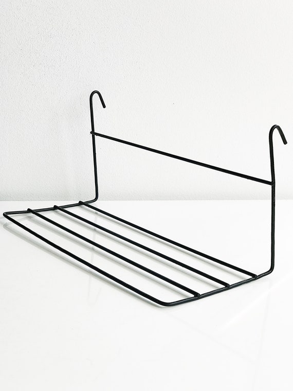 Black Shelf for Wire Wall Grid Small Straight Shelf Rack for Etsy