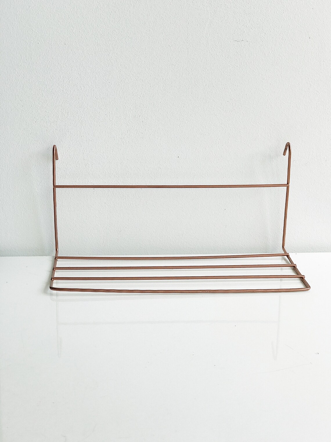 Rose Gold Shelf for Wire Wall Grid Copper Golden Small Etsy