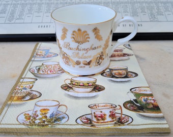 Buckingham Palace Gilded Bone China Mug From 1993