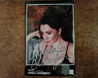 Angela Gheorghiu Signed Photo