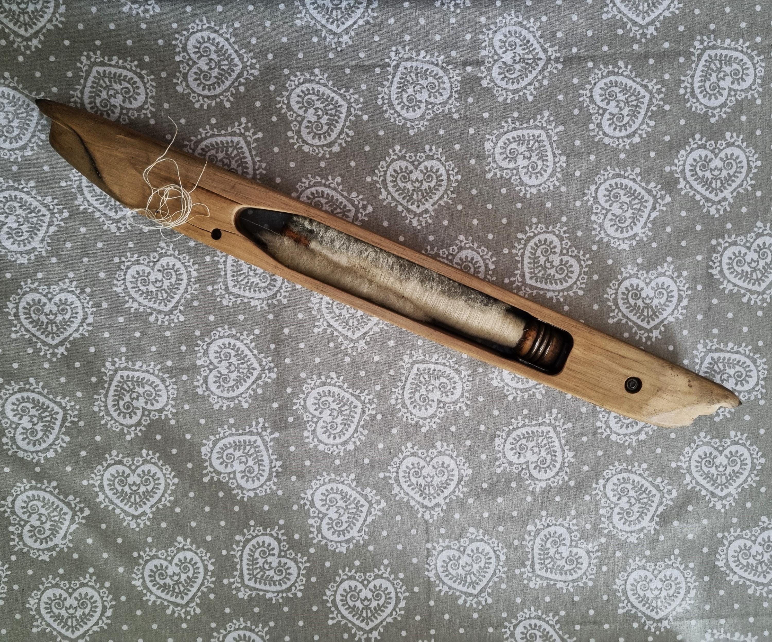 Weaving Shuttle With Yarn From England