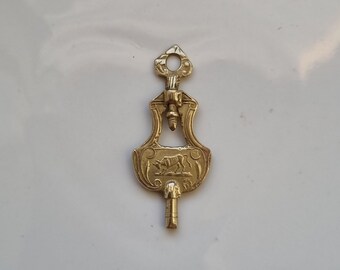 Antique Brass Fob Watch Key - Possibly Georgian