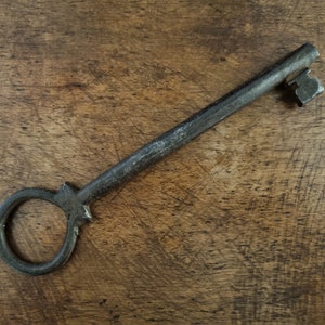 Large Antique Handwrought Key