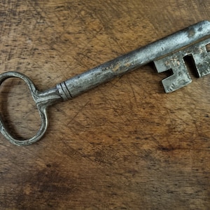 Northern European Hand Wrought Key - Antique