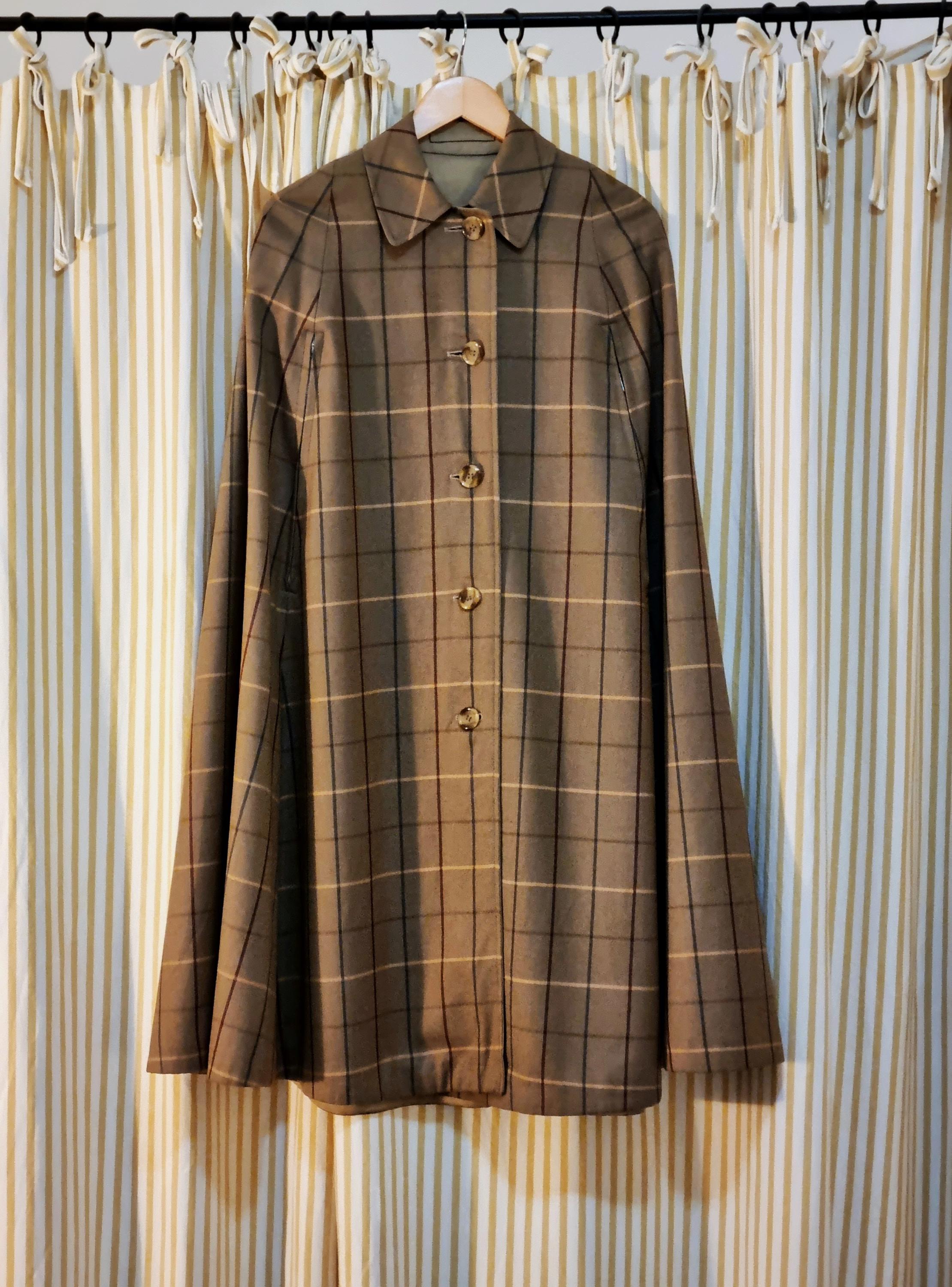 Classic Reversable Ladies Long Vintage Cape