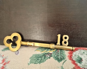 Brass Key for 18th Birthday or Anniversary