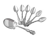 WHITING DIVISION Louis XV Sterling Silver Teaspoon and Preserve Set L1352