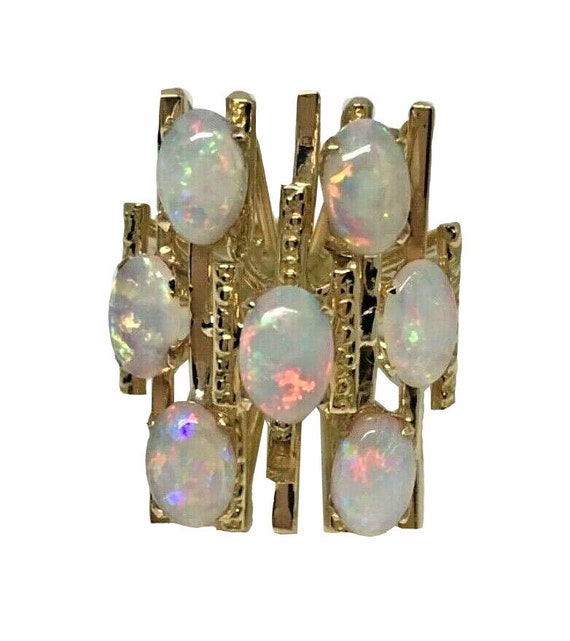 14kt Yellow Gold 1.50ctw Opal Ring WLG140 - image 1