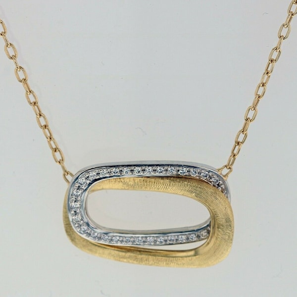 Marco Bicego 18kt White & Yellow Gold Jaipur Collection Diamond Necklace
