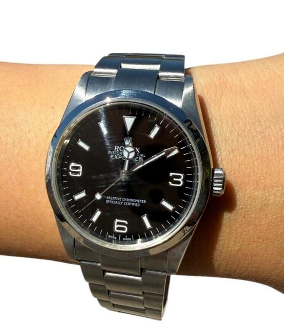 Rolex Explorer I 114270 Acier inoxydable de 36 mm Cadran noir Icône  classique