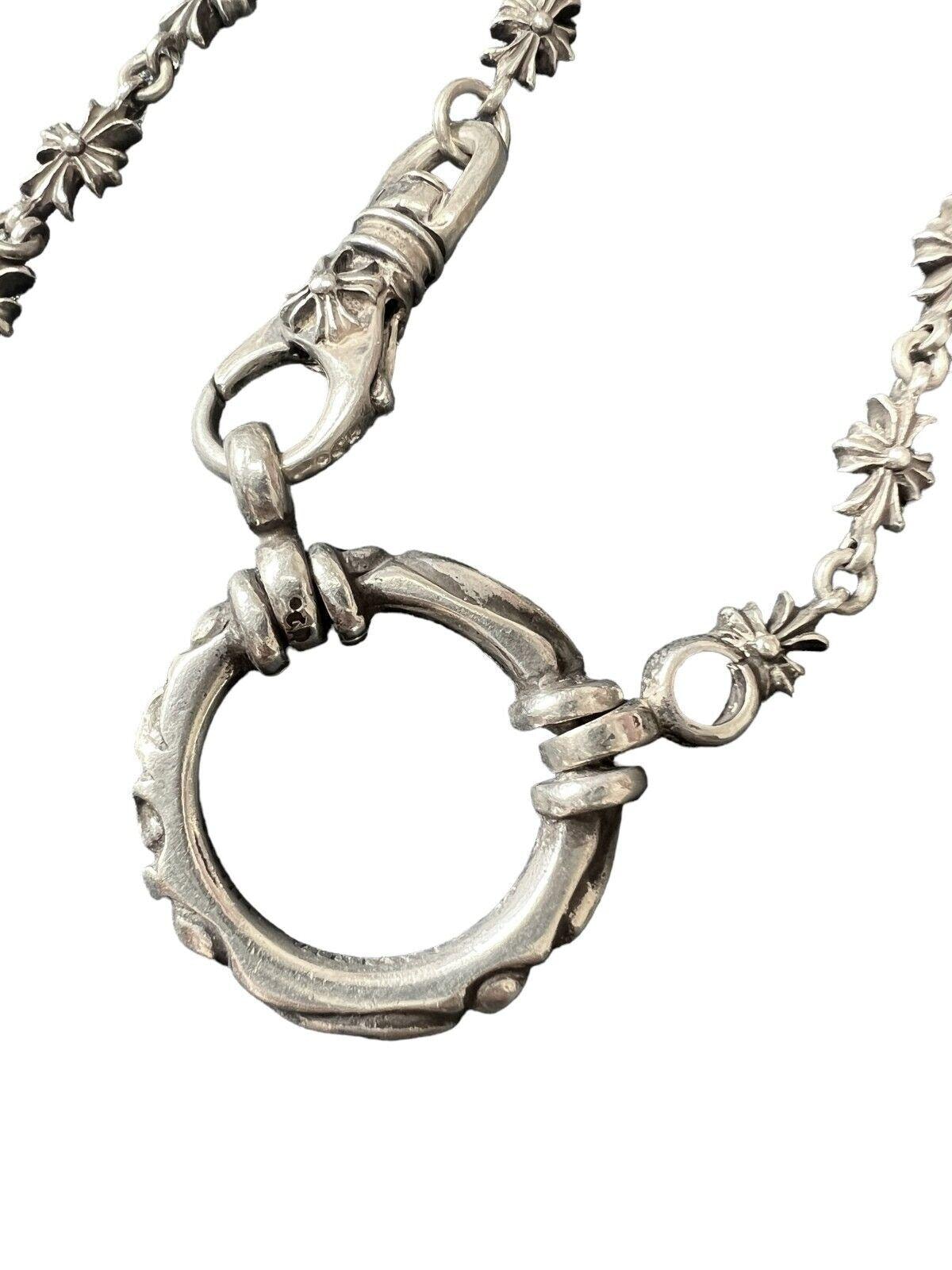 小物 Chrome Hearts Necklace Chrome Hearts 925 Silver Tiny Multiple Cross Necklace With