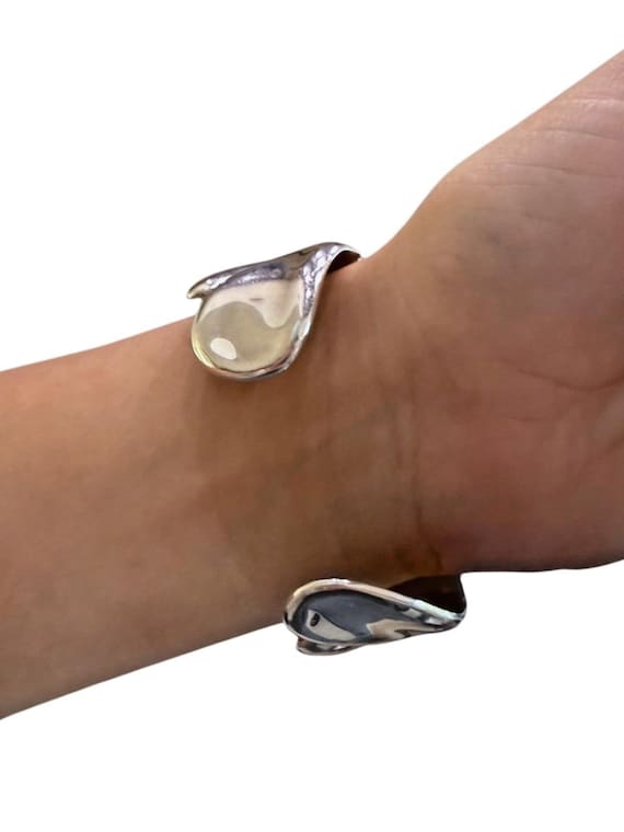 Vintage Taxco Mexico Sterling Silver 925 TB-17 RB Cuff Bracelet