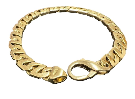 Felix titoさま専用　Chapado en Laton ゴールドコンビ Tiffany and Co. 18kt 750 Yellow Gold Cuban Link Bracelet 8.5