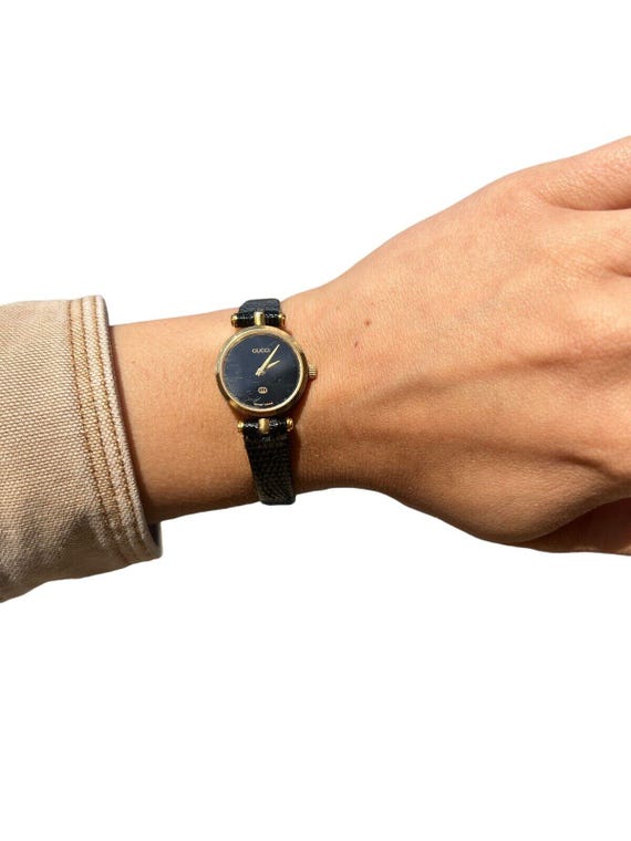 Reloj Gucci Vintage para mujer 2000L chapado en oro de 18 quilates Etsy Mexico