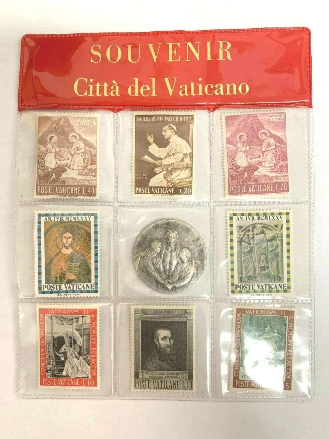 Souvenir Citta del Vaticano Stamps & Coin Etsy