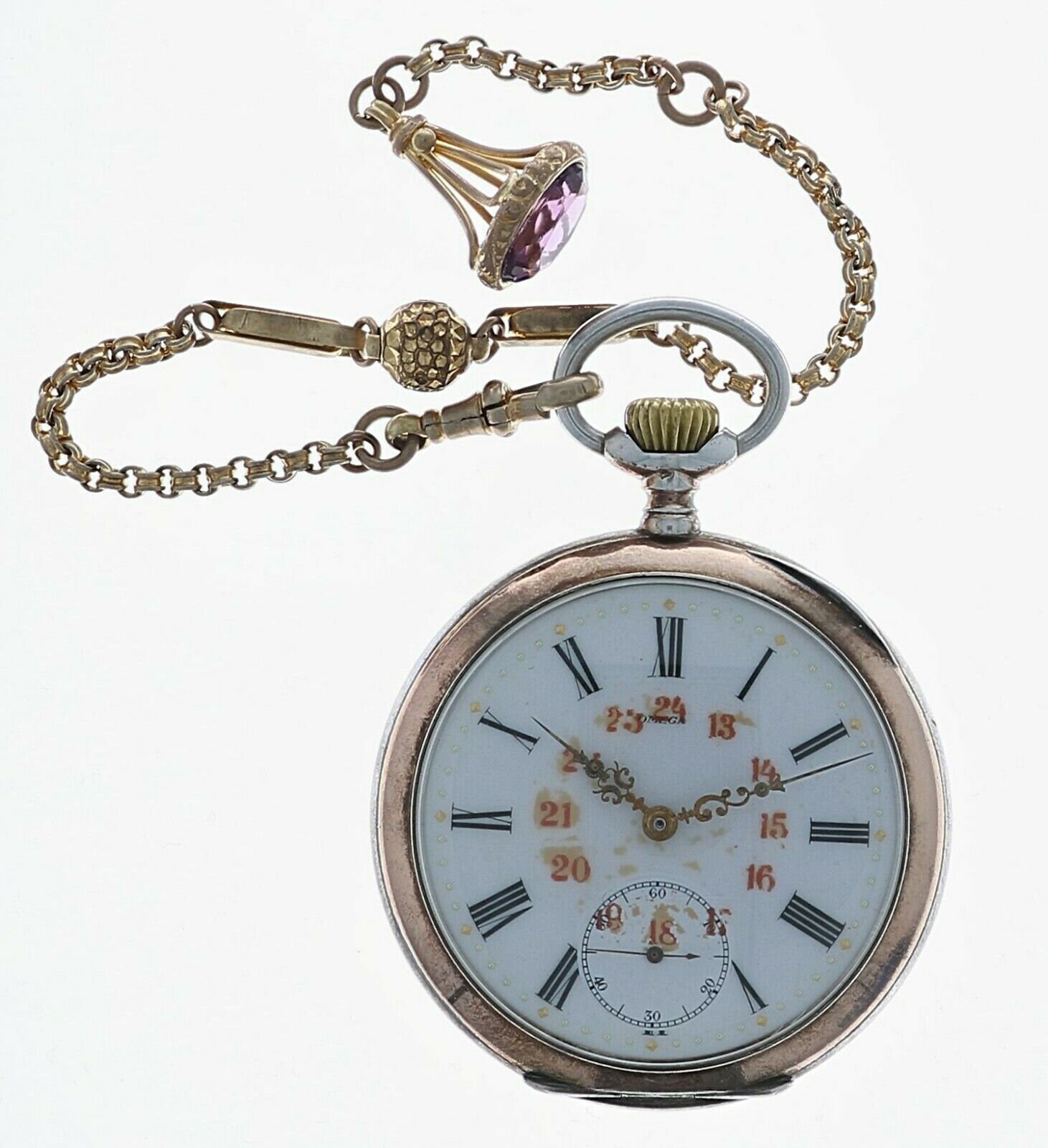 Omega Grand Prix 1900 18 Ligne Pocket Watch Case 0.800 Silver | Etsy