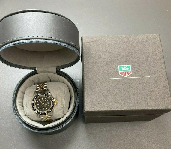 Vintage 32mm Tag Heuer 980.019 Gold Style Watch Etanche