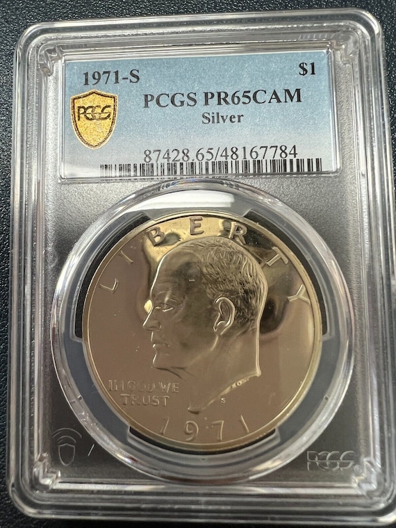1971-S Silver Proof Eisenhower Dollar PCGS PR65CAM
