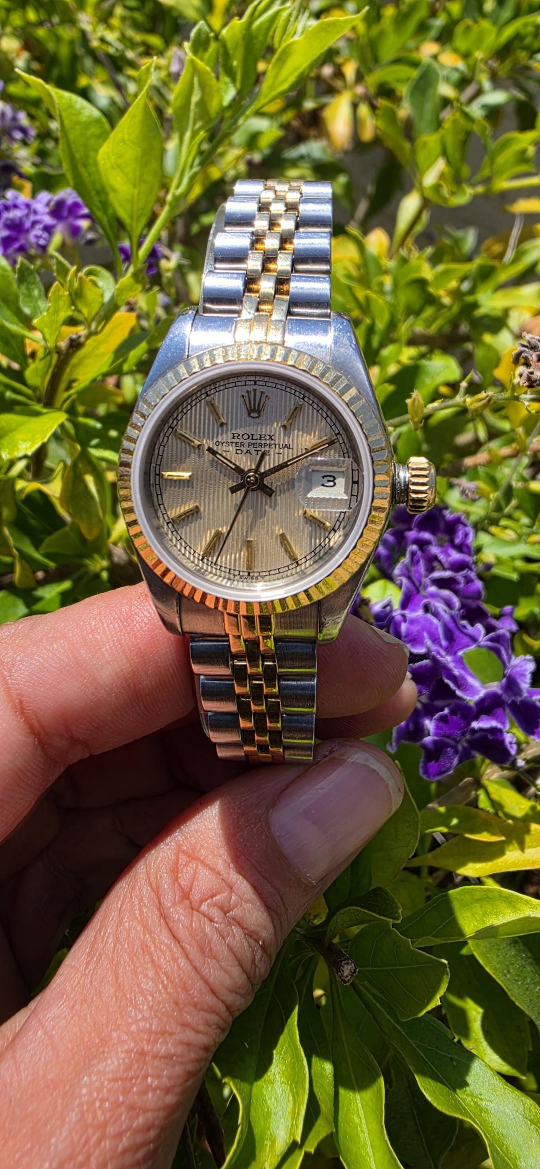 Ladies Rolex Datejust Two Tone Tuxedo Dial Watch Ref 69173 26mm - Etsy