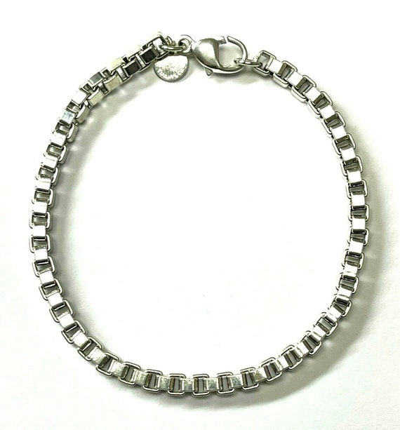 Tiffany & Co. Sterling Silver Venetian Link Brace… - image 1