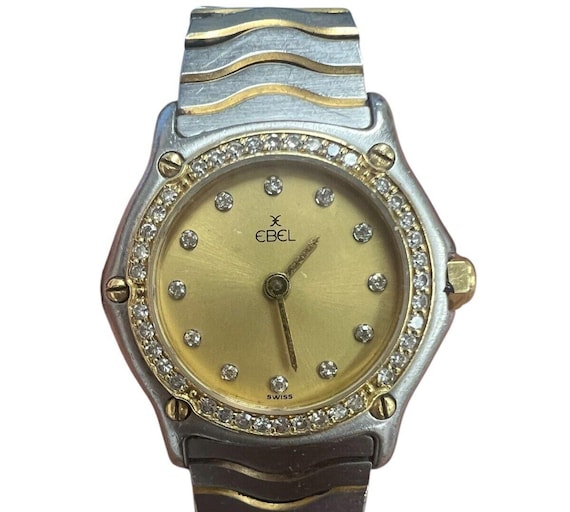 Ebel Sport Classic Ladies Watch 23mm Steel/18kt Gold and Diamonds 1057902 View 2