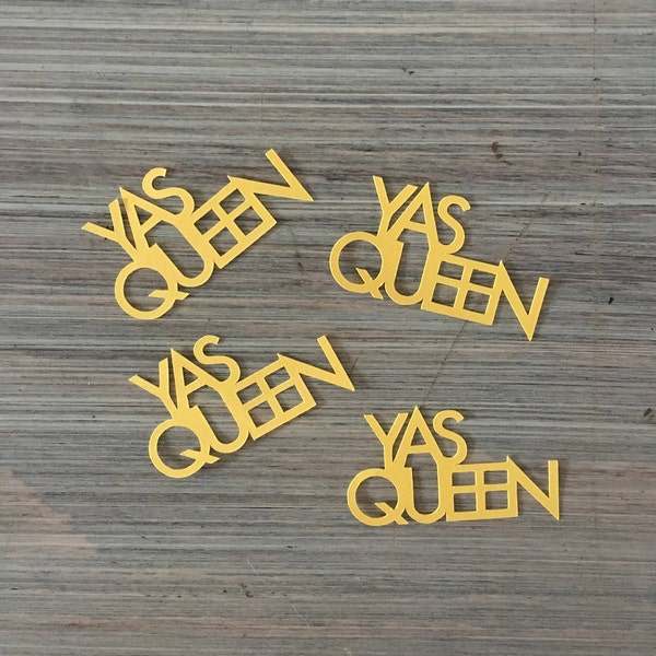 Yas Queen Confetti, Broad City Confetti, Bachelorette Confetti, Birthday Confetti, Qween Confetti, BFF Friend Confetti, LGBT Confetti