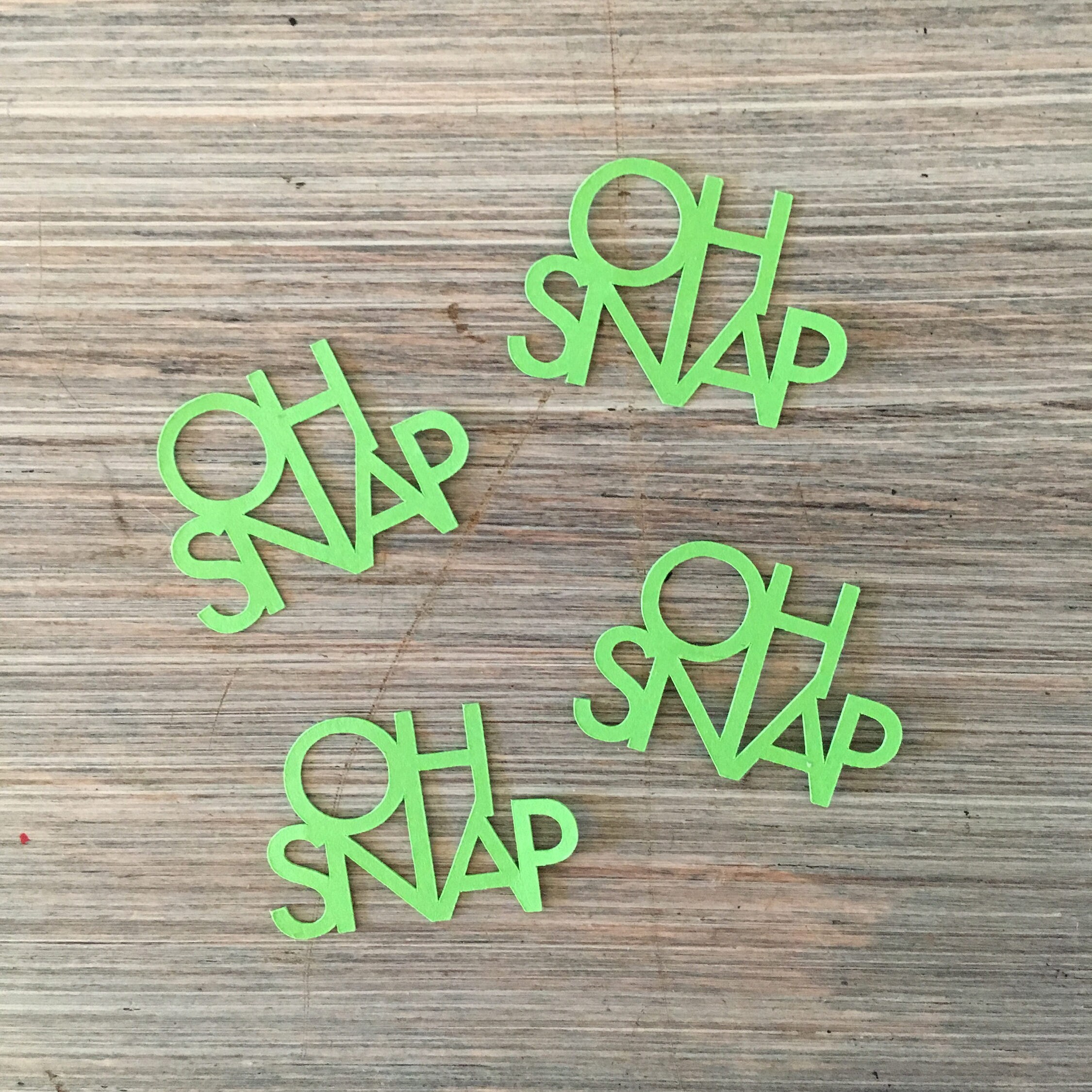 Oh Snap Confetti 90s Confetti Clueless Confetti Hip Hop Confetti Birthday Confetti Slang Confetti Decade Confetti Throwback