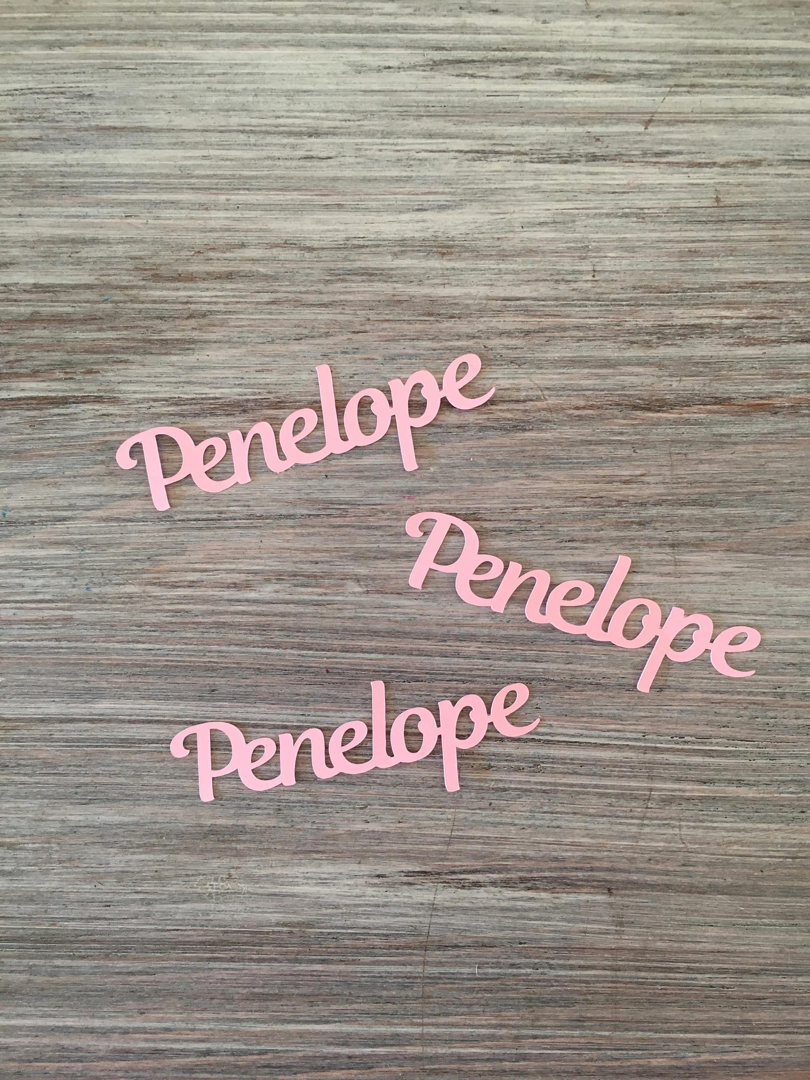 Custom Name Confetti Personalized Customized Confetti Script Etsy