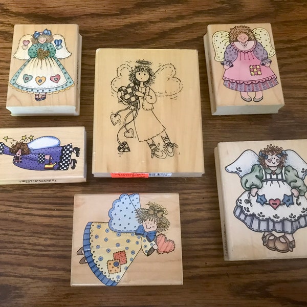 Angels Wood Rubber Stamps of Your Choice Lot #1