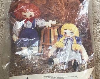 Vintage Michael & Michelle Yarn Doll Kit Michelle Doll Only