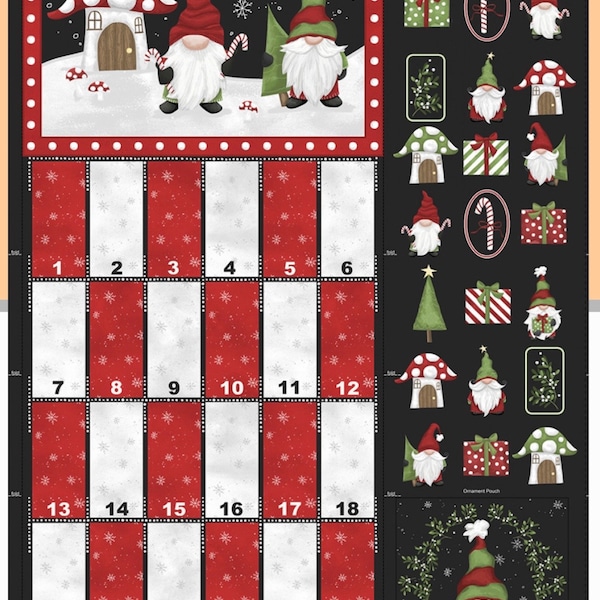 Christmas Gnome Advent Calendar Etsy