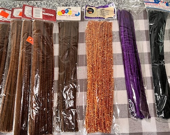Assortment of Different Color Pipe Cleaners/Chenille Stems Your Choice Of Color