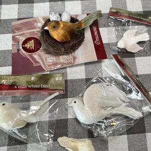 Five Different Assorted Birds Ornaments Your Choice