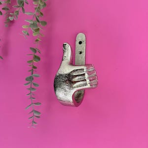Thumbs Up Wall Hook | Wall Art |  Eclectic Decor | Wall Decor | Hand Gesture Wall Hook